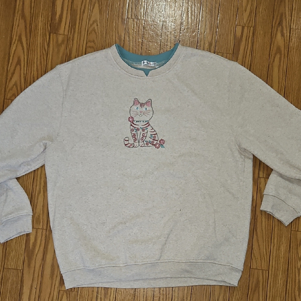 Vintage Hasting & Smith Cat Crewneck